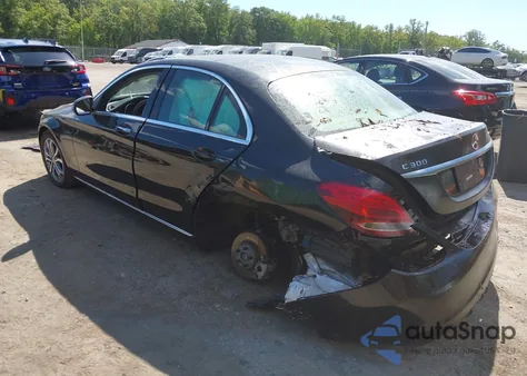 2018 Mercedes-Benz C 300 4Matic from USA, damaged, VIN WDDWF4KB6JR338181